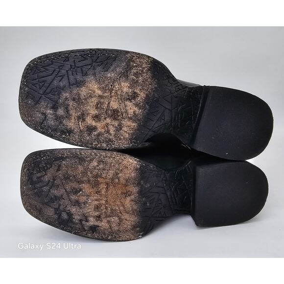 ARIAT Western Boots Black Full Grain Leather Square Toe 10027361 Women's 6.5B - Picture 6 of 9